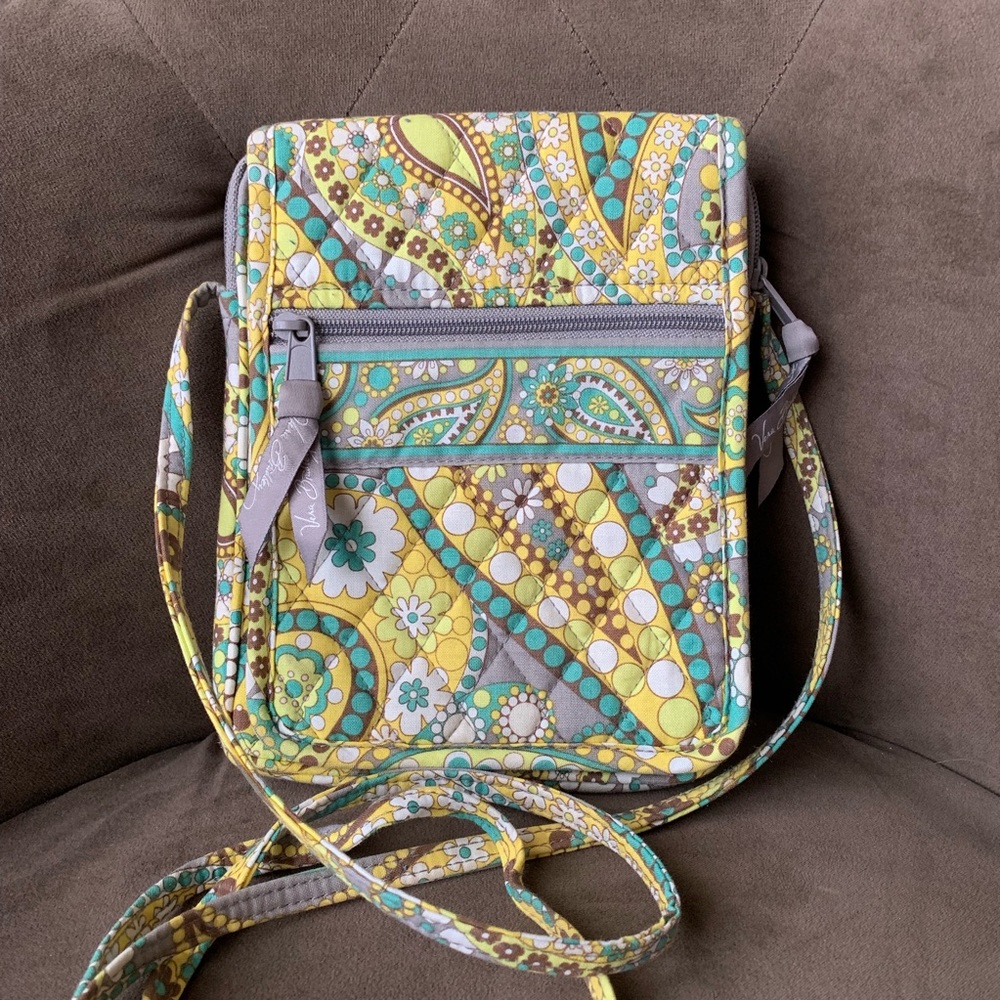 Vera Bradley Mini Hipster Crossbody Lemon Parfait